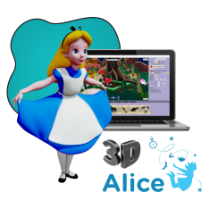 Alice 3d - КИБЕРшкола программирования для детей, компьютерные курсы для школьников, начинающих и подростков - KIBERone г. Рязанский