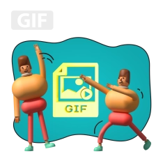 Gif-анимация - КИБЕРшкола программирования для детей, компьютерные курсы для школьников, начинающих и подростков - KIBERone г. Рязанский