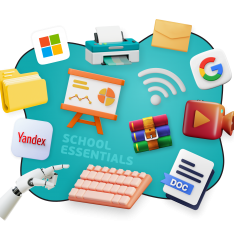 Цифровая база для школьника - КИБЕРшкола программирования для детей, компьютерные курсы для школьников, начинающих и подростков - KIBERone г. Рязанский