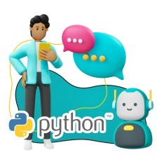 Умный чат-бот на Python на Telegram - КИБЕРшкола программирования для детей, компьютерные курсы для школьников, начинающих и подростков - KIBERone г. Рязанский