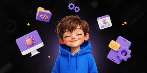 Идеальный сайт с нуля: код, дизайн и AI-помощник - КИБЕРшкола программирования для детей, компьютерные курсы для школьников, начинающих и подростков - KIBERone г. Рязанский